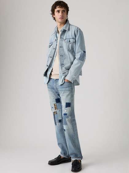 Levis Men Straight Fit Mid-Rise Jeans