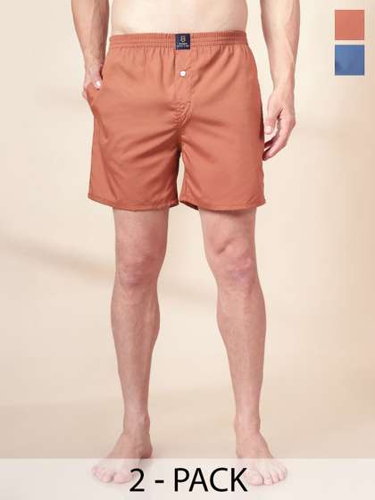 URBAN SCOTTISH Pack
                        Of 2 Pure Cotton Boxers