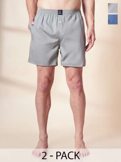 URBAN SCOTTISH Pack
                        Of 2 Pure Cotton Boxers