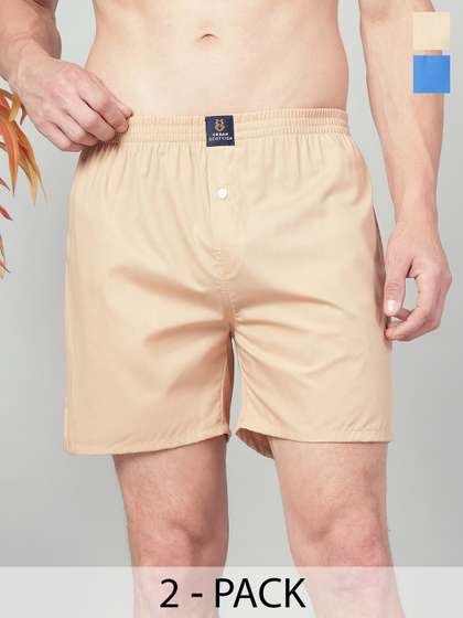 URBAN SCOTTISH Pack
                        Of 2 Pure Cotton Boxers