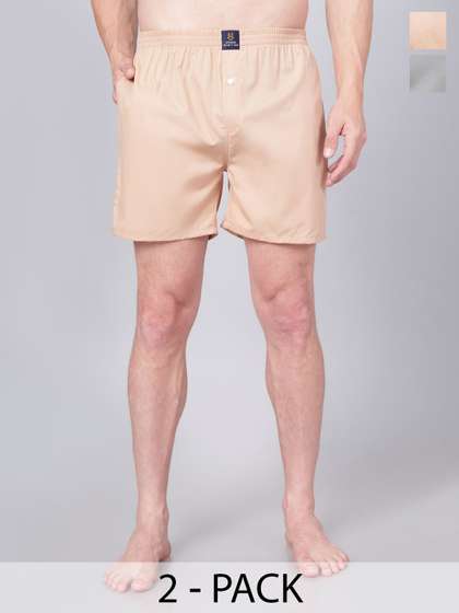 URBAN SCOTTISH Pack
                        Of 2 Pure Cotton Boxers