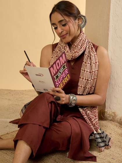 KALINI Women Regular
                      Kurta with Trousers & With Dupatta