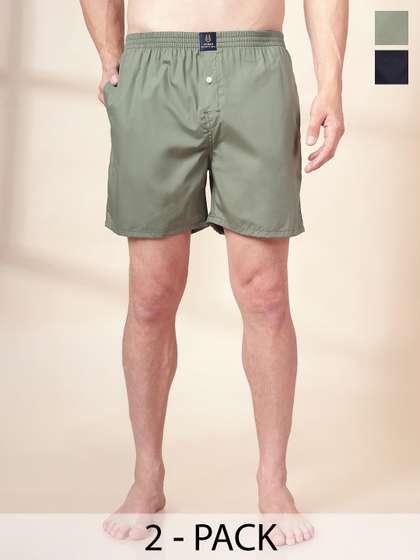 URBAN SCOTTISH
                          Pack Of 2 Pure Cotton Boxers