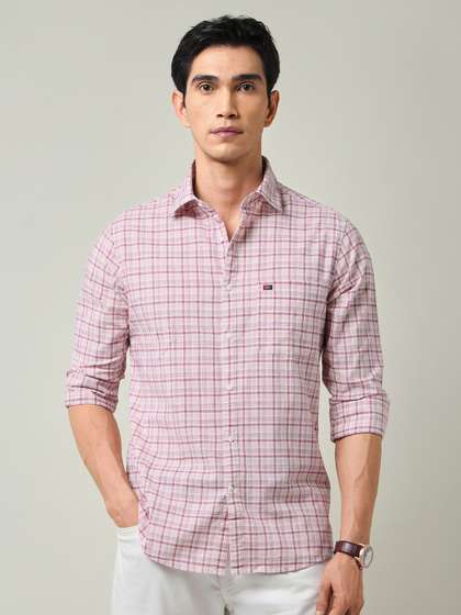 AD By Arvind Modern
                        Slim Fit Tartan Checked Shirt