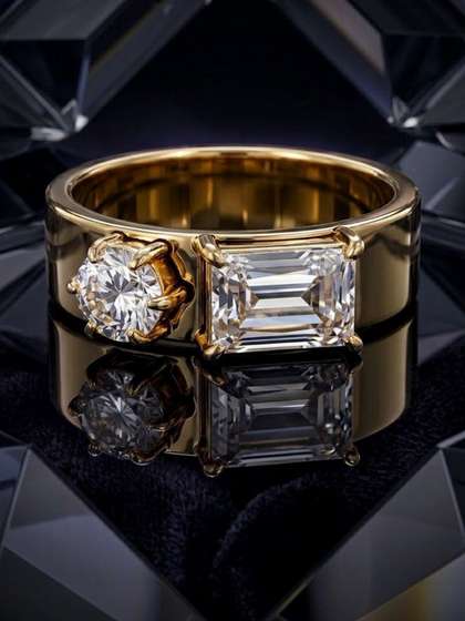 TheZazzy Unisex
                      Gold-Plated Finger Ring