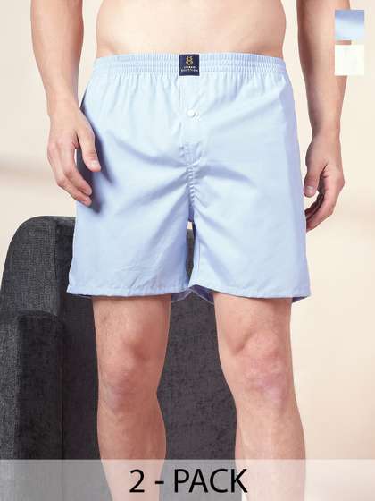 URBAN SCOTTISH
                          Pack Of 2 Pure Cotton Boxers