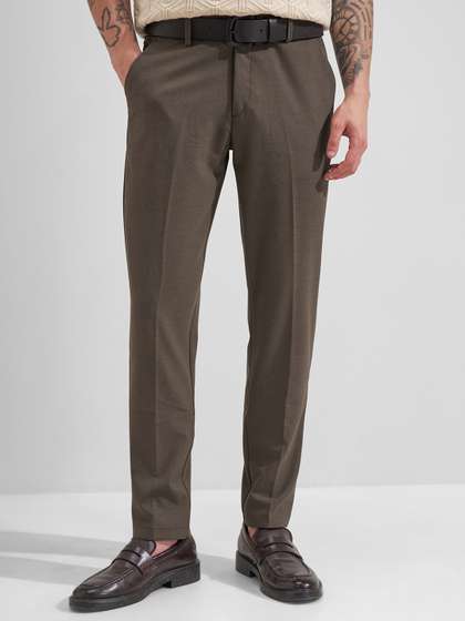 HIGHLANDER Men
                          Slim Fit Easy Wash Trousers