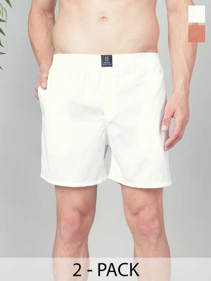 URBAN SCOTTISH
                          Pack Of 2 Pure Cotton Boxers