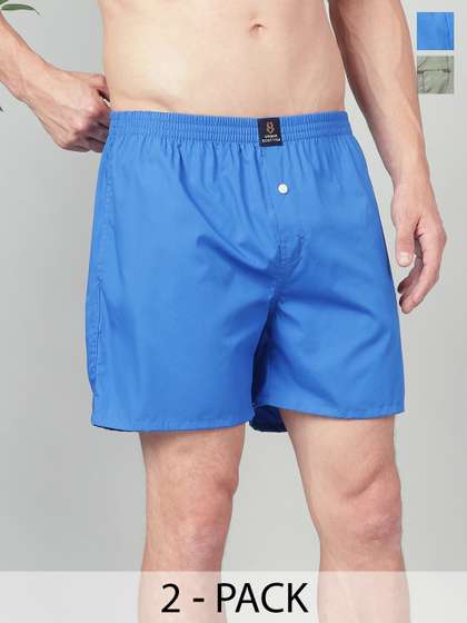 URBAN SCOTTISH Pack
                        Of 2 Pure Cotton Boxers