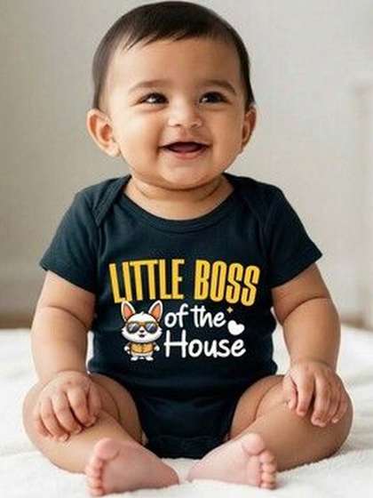 karmikh clothing &
                      lifestyle Infants Printed Cotton Bodysuit