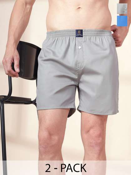 URBAN SCOTTISH Pack
                        Of 2 Pure Cotton Boxers