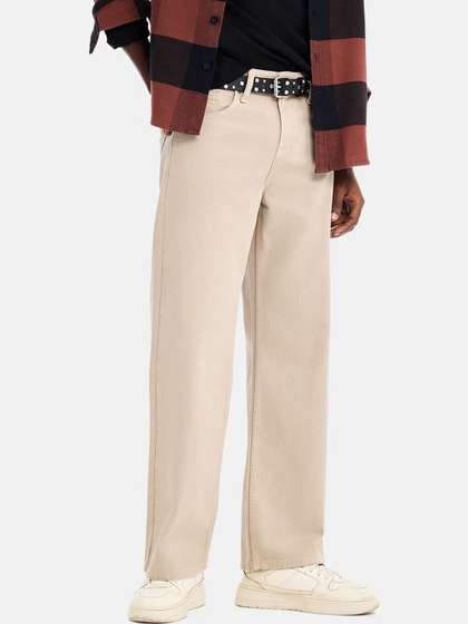 Snitch Men Relaxed
                        Fit Mid-Rise Jeans