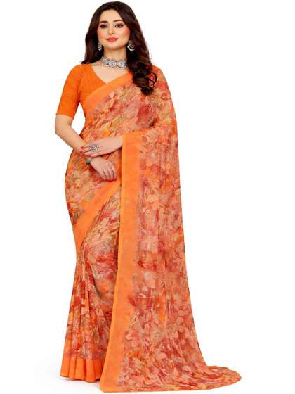 Tanuza Fashion Poly
                        Georgette Saree