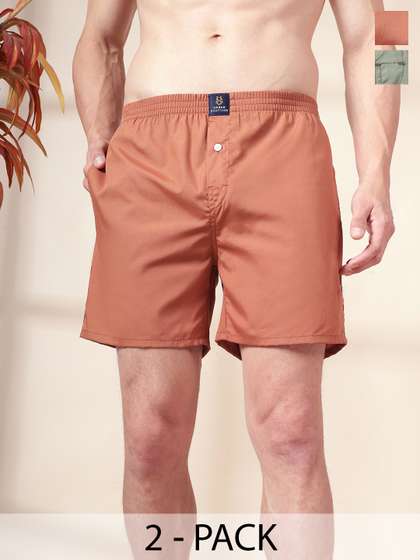 URBAN SCOTTISH Pack
                        Of 2 Pure Cotton Boxers