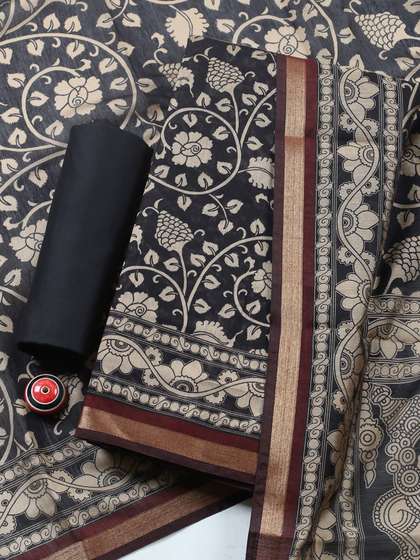 Meena Bazaar Printed
                        Unstitched Dress Material