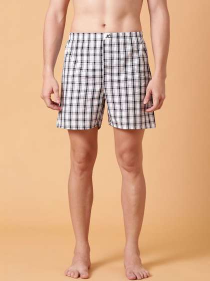 Joven Pack Of 2
                        Checked Pure Cotton Boxers