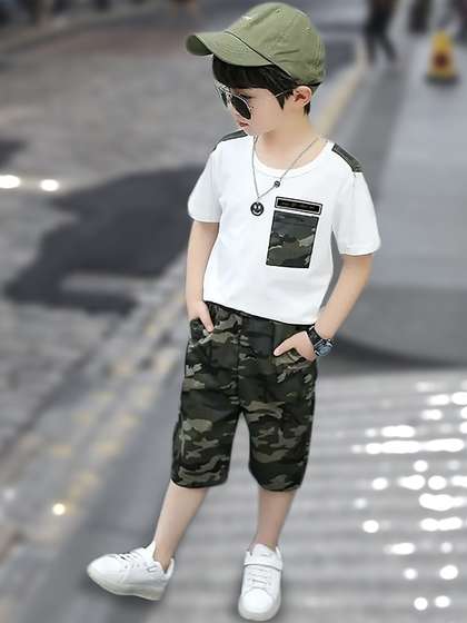 J&JP Boys T-shirt
                    with Shorts