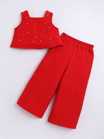 AWW HUNNIE Girls Top
                    with Palazzos