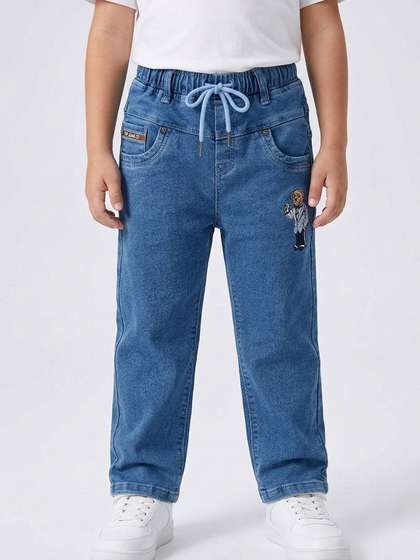 JFR Boys Straight Fit
                      Mid-Rise Jeans