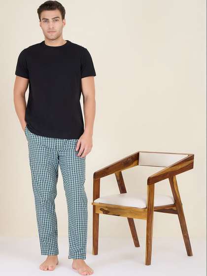 ETC Round Neck Pure
                        Cotton Night Suit