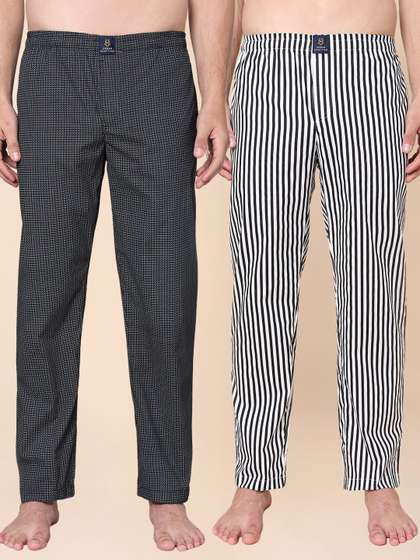 URBAN SCOTTISH
                          Pack of 2 Cotton Lounge Pants