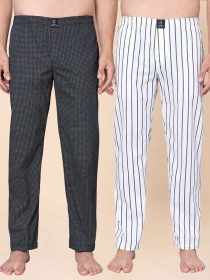 URBAN SCOTTISH
                          Pack of 2 Cotton Lounge Pants