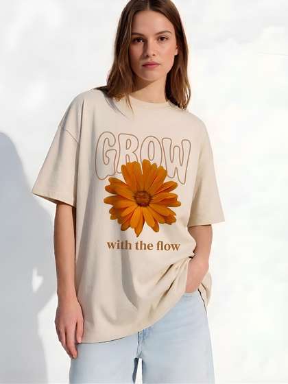 SMARTEES Women
                        Floral Printed T-shirt