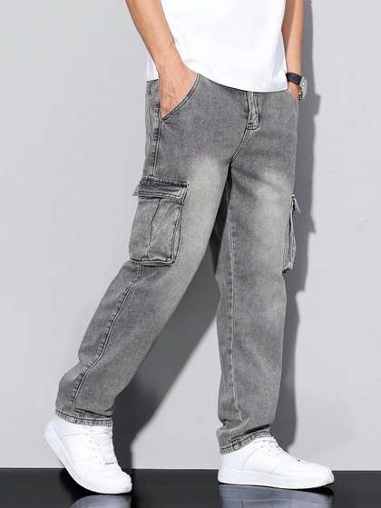 R.Code by The
                        Roadster Life Co. Men Regular Fit High-Rise
                        Light Fade Stretchable Jeans