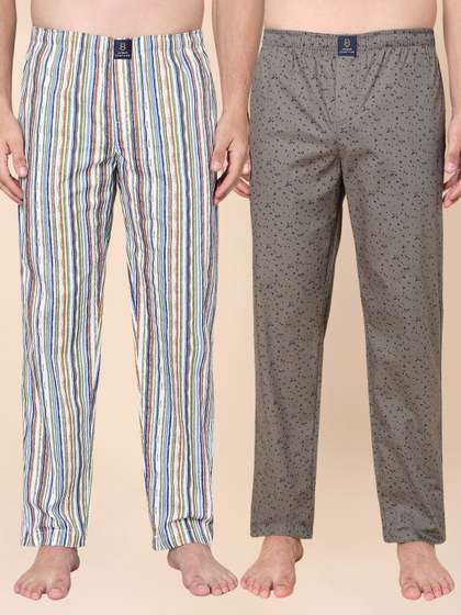 URBAN SCOTTISH
                          Pack of 2 Cotton Lounge Pants