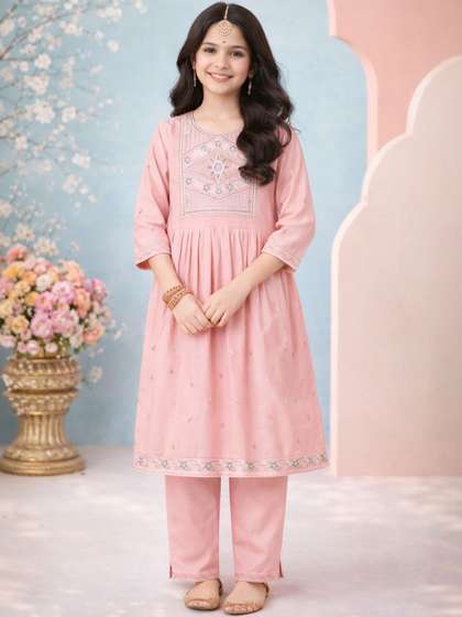 KALINI Girls Pure
                      Cotton