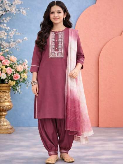 KALINI Girls Pure Silk