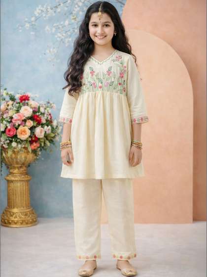 KALINI Girls Pure
                    Cotton