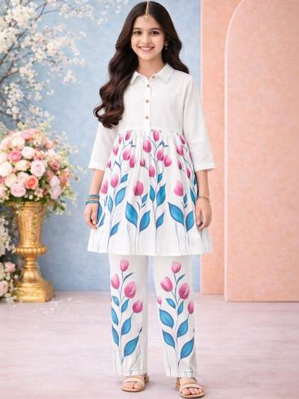 KALINI Girls Pure
                    Cotton