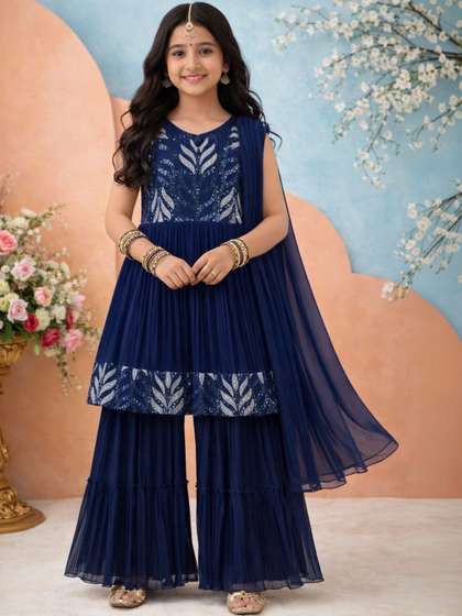 KALINI Girls Poly
                    Georgette