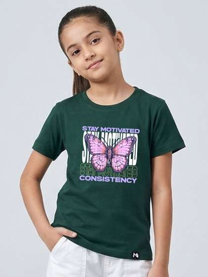 YK X Minute Mirth Girls
                    Cotton Tshirts