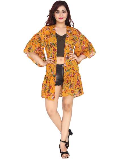 ITZFUN Women Printed
                        Shrug