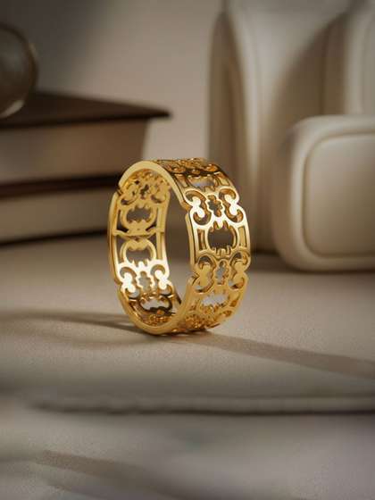 KISNA DIAMOND AND
                        GOLD JEWELLERY 9Kt Gold BIS Hallmark Finger
                        Ring-1.9 g