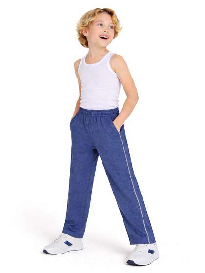 DYCA Boys Cotton
                    Mid-Rise Track Pants