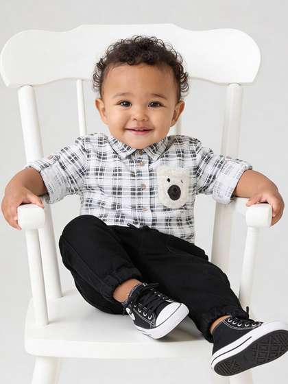 max Boys Gingham Checks
                    Checked Casual Shirt