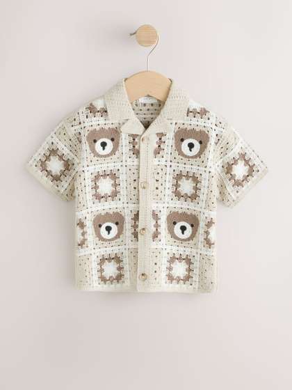 NEXT Boys Crochet
                    Knitted Casual Shirt