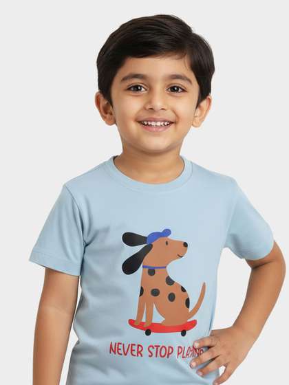 Orange Sugar Unisex
                      Kids Cotton Tshirts
