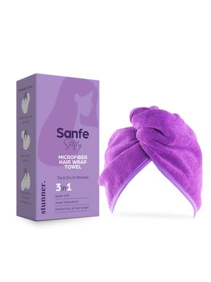Sanfe Selfly Stunner
                    Microfiber Hair Wrap Towel