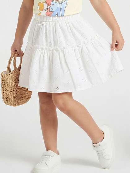 max Girls Pure Cotton
                      Blend Skirts