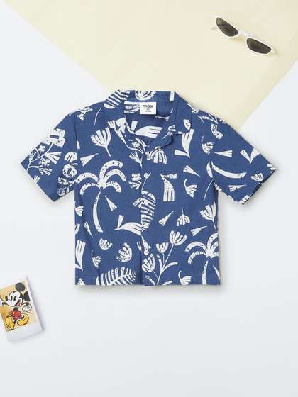 max Boys Floral Printed
                    Casual Shirt