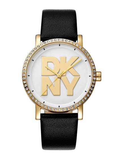 DKNY Women Brass
                        Round Dial & Leather Straps Analogue Watch
                        DK1L035L0025