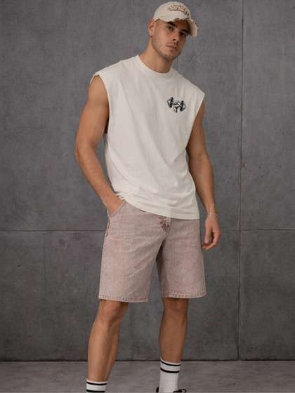 CARRO ARMATO
                          Printed Cotton Tank