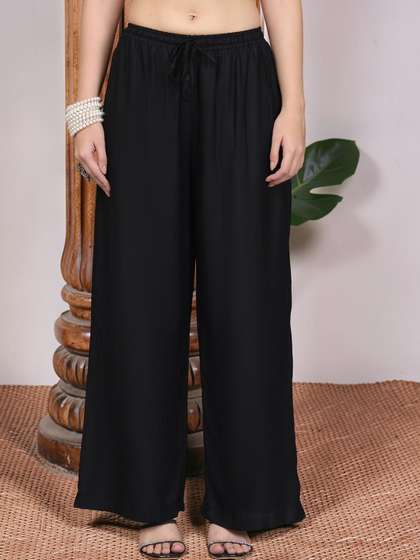 GRACIT Women
                          Flared Ethnic Palazzos