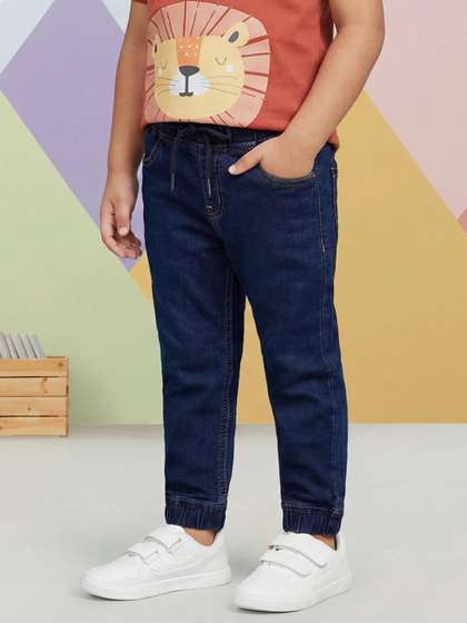 Peach Boys Jogger
                    Mid-Rise Light Fade Jeans
