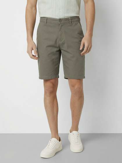 Mast & Harbour
                          Men Pure Cotton Chino Shorts