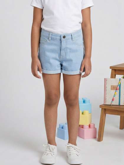 KiddoPanti Girls Denim Shorts